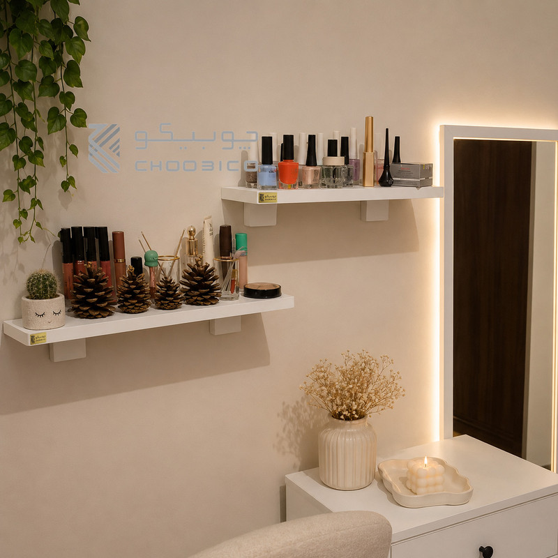 شلف دیواری چوبیکو مدل shelf5015 بسته 4 عددی