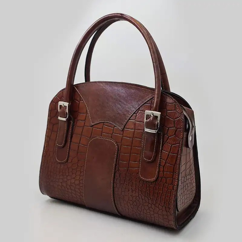 کیف دوشی زنانه مدل آریوس چرم طبیعی گاوی کد S_680