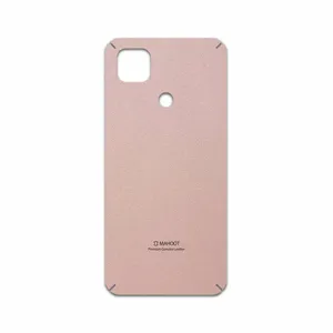 MAHOOT Rose Gold Leather Cover Sticker for Xiaomi Redmi 9C NFC