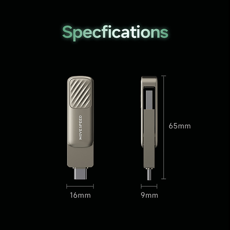 اس اس دی اکسترنال موو اسپید مدل YD Pro Type-C Pen Flash Drive ظرفیت 512 گیگابایت