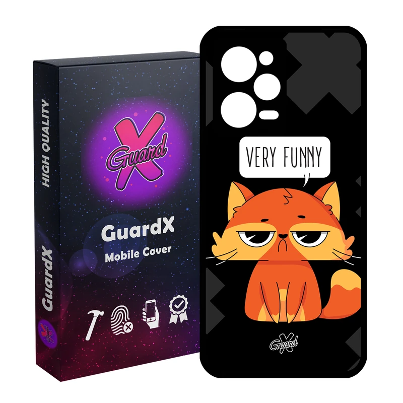 کاور گارد ایکس طرح Funny مدل Glass10161 مناسب برای گوشی موبایل شیائومی Redmi Note 12 Pro 5G/Poco X5 Pro 5G/Note 12 Pro Pro speed