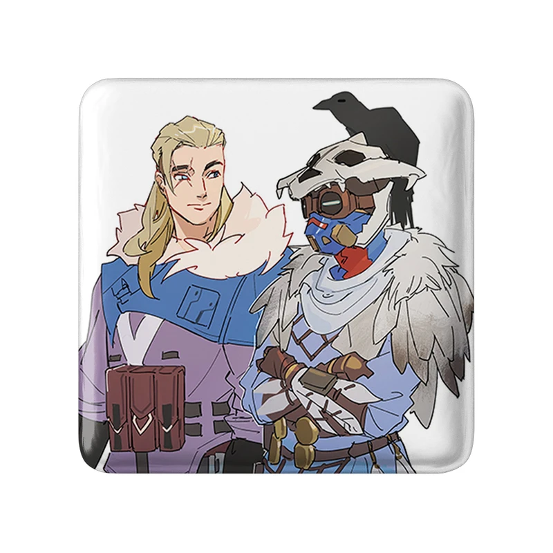 پیکسل خندالو طرح بازی ولورانت (Valorant) مدل مربعی کد 33074