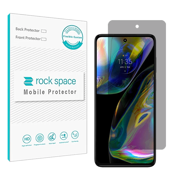 محافظ صفحه نمایش حریم شخصی راک اسپیس کد PRV مناسب برای گوشی موبایل موتورولا Moto G82