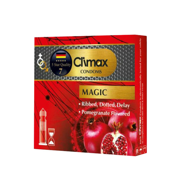 کاندوم کلایمکس مدل 7 magic بسته 3 عددی