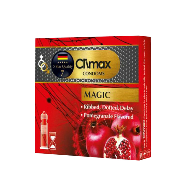 کاندوم کلایمکس مدل 7 magic بسته 3 عددی -  - 1