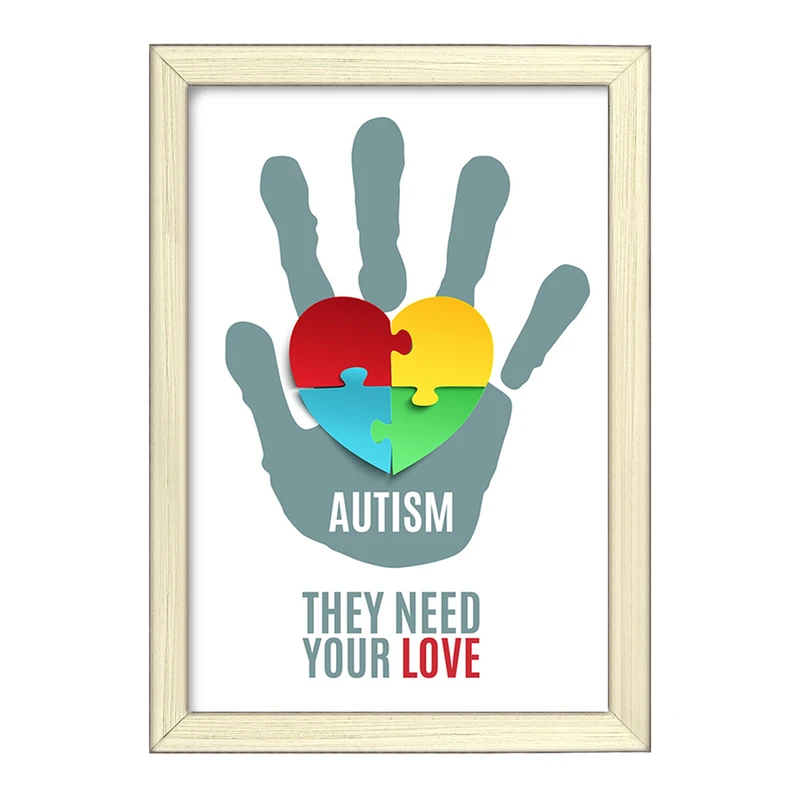 تابلو خندالو طرح اتیسم Autism کد 26745
