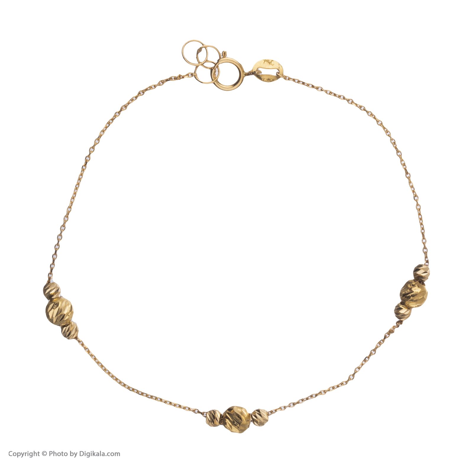 دستبند طلا 18 عیار زنانه مایا ماهک مدل MB1067 -  - 2