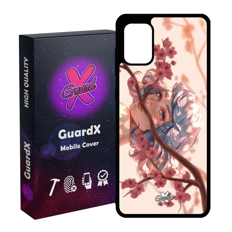 کاور گارد ایکس طرح Girl مدل Glass10007 مناسب برای گوشی موبایل سامسونگ Galaxy A51