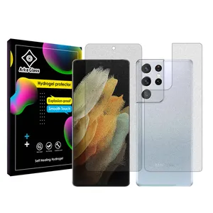 Arka Glass Tough model matte screen protector suitable for Samsung Galaxy S21 Ultra 5G Mobile phone Along with the phone back protector