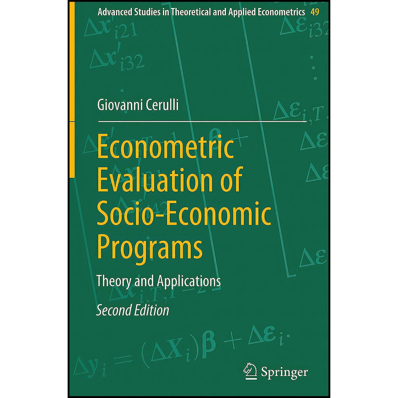 کتاب Econometric Evaluation of Socio-Economic Programs اثر Giovanni Cerulli انتشارات Springer
