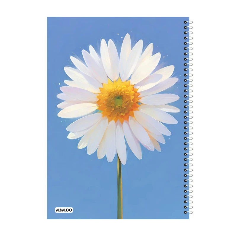 دفتر مشق 50 برگ آلبالو طرح ماه کد 2119