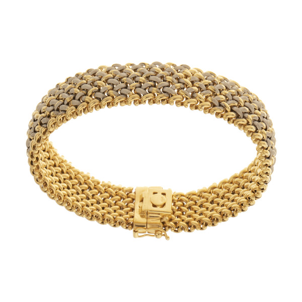 دستبند طلا 18 عیار زنانه مایا ماهک مدل MB1181