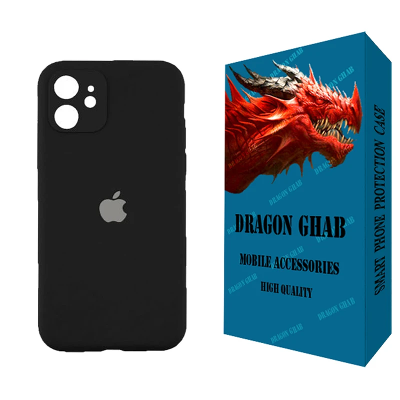 کاور دراگون قاب مدل سیلیکونی1 مناسب برای گوشی موبایل اپل iPhone 12
