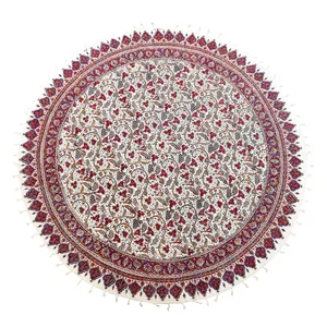 رومیزی قلمکار زابلیان مدل ممتاز طرح فیتونیا کد Sq150