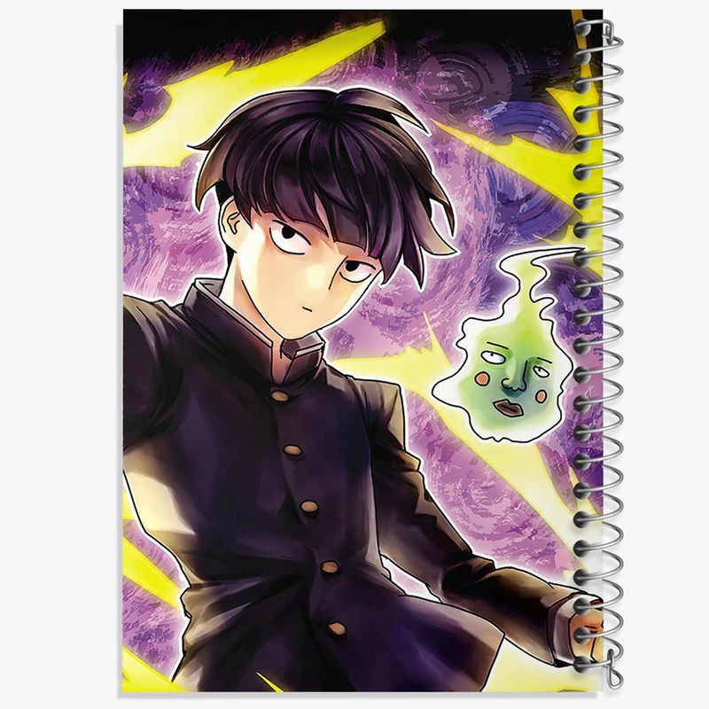 دفتر مشق 50 برگ خندالو مدل شییکو انیمه موب سایکو Mob Psycho 100 کد 24489