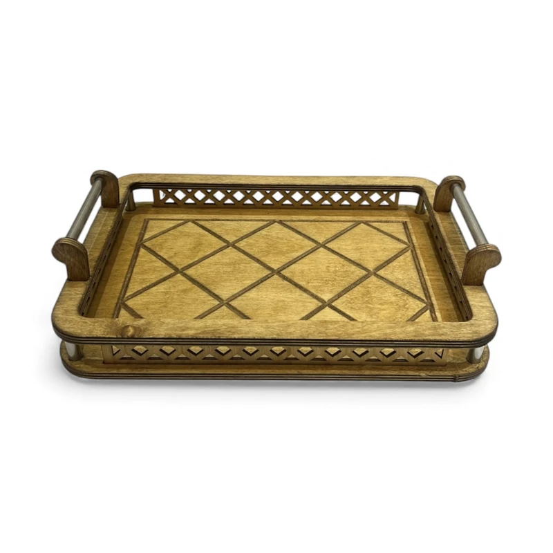 سینی دسته دار مدل H757 سایز 33*24 سانتی متر