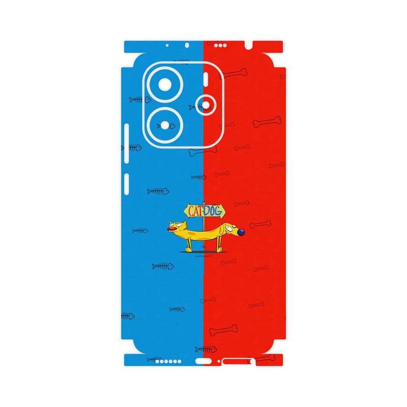 برچسب پوششی ماهوت مدل CatDog-FullSkin مناسب برای گوشی موبایل شیائومی Redmi Note 14 4G