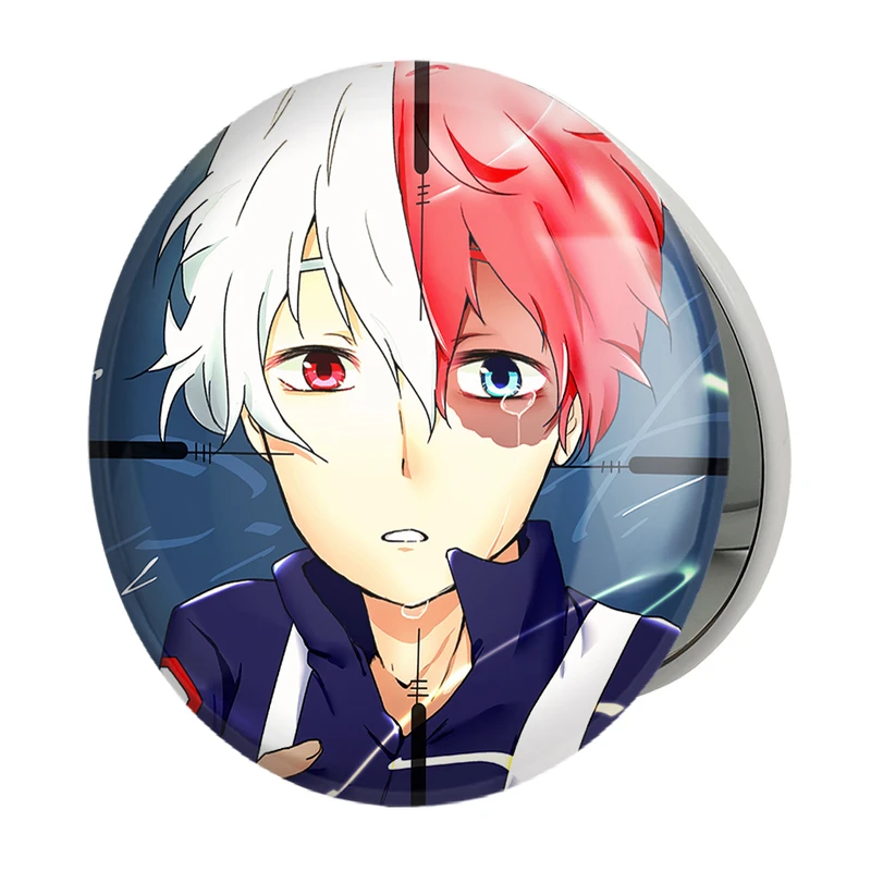 آینه جیبی خندالو طرح شوتو تودوروکی انیمه آکادمی قهرمان من مدل تاشو کد 16156 