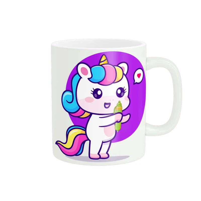 ماگ ناریکو طرح تک شاخ کد 09809