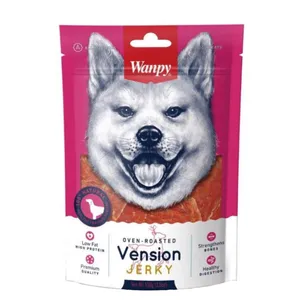 غذای تشویقی سگ ونپی مدل venison jerky وزن 100 گرم