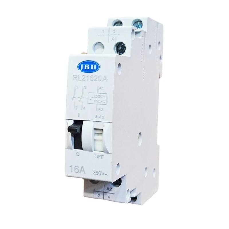 رله ضربه‌ای دستی اتوماتیک 16 آمپر جی بی اچ مدل دو باز