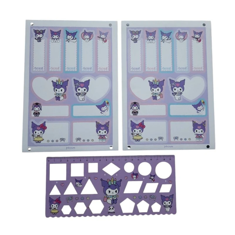 برچسب مدل اسم طرح کرومی کد mn12 به همراه خط کش بسته 3 عدی