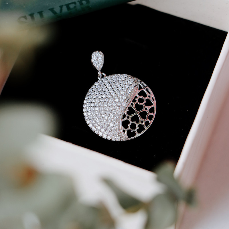 آویز گردنبند نقره زنانه جی تی ای مدل G_149