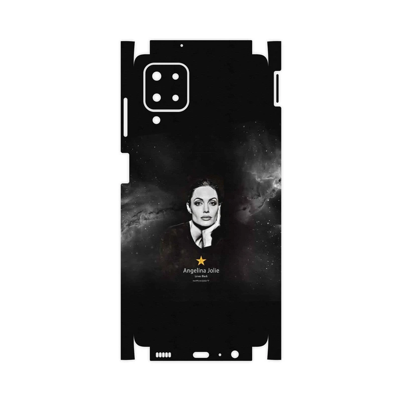 برچسب پوششی ماهوت مدل Angelina Jolie-FullSkin مناسب برای گوشی موبایل سامسونگ Galaxy F12