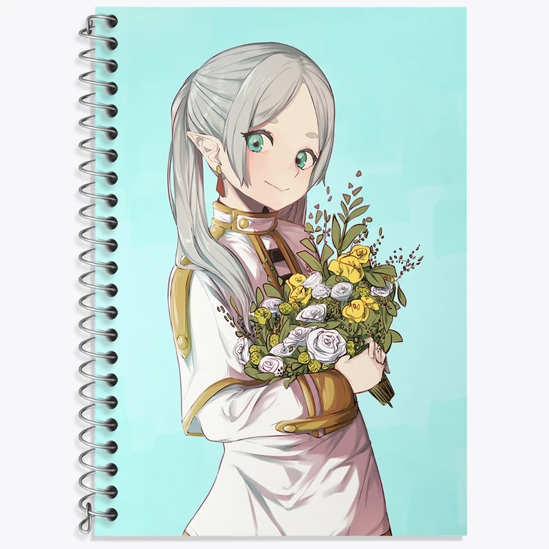 دفتر لغت 50 برگ خندالو طرح انیمه فریرن (Frieren) کد 33929