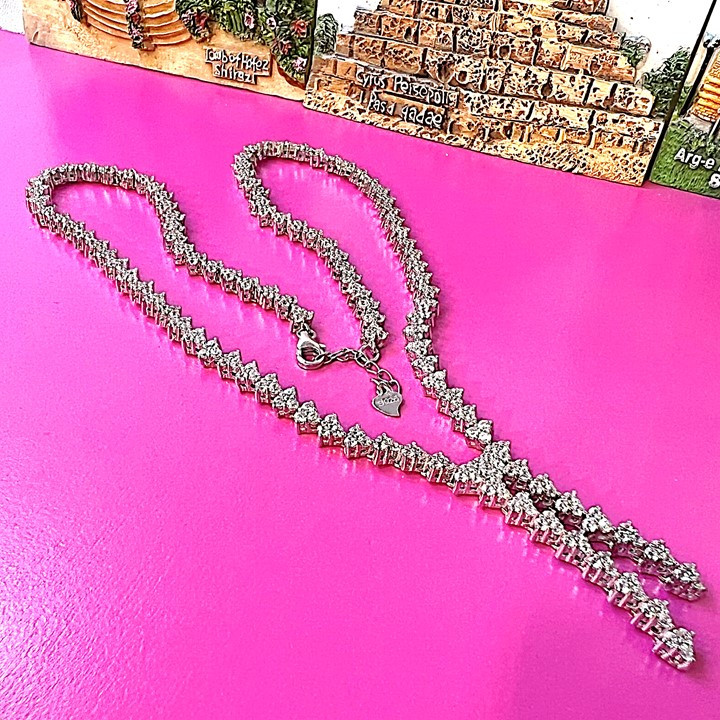 نیم ست نقره زنانه مدل  glsr-878