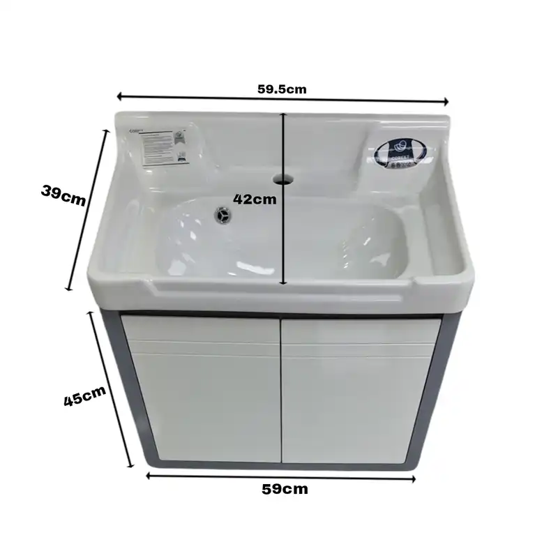 ست کابینت و روشویی مدل A152 به همراه آینه و باکس