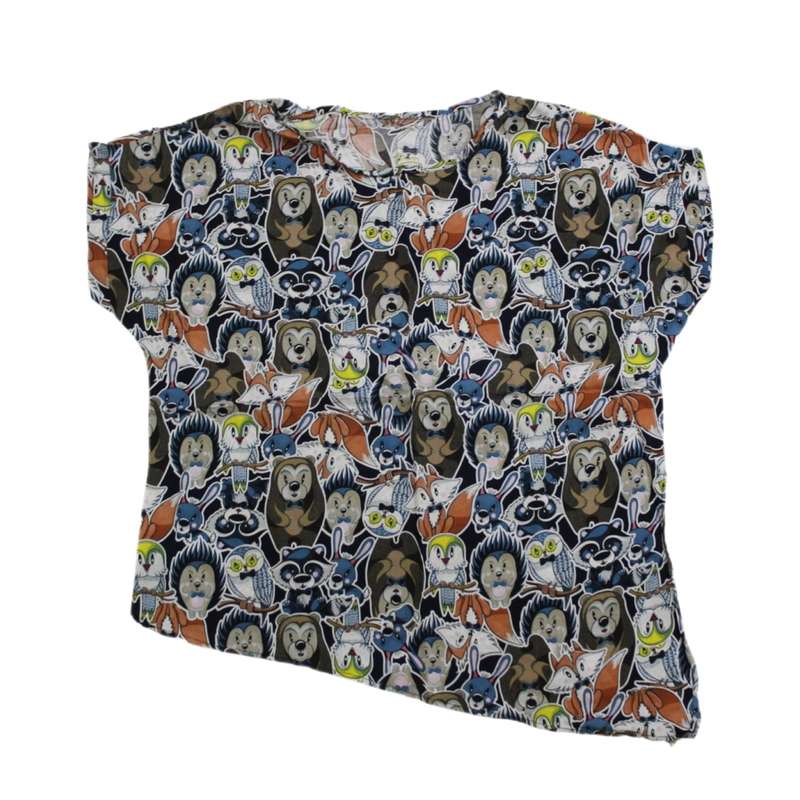 بلوز آستین کوتاه زنانه مدل بغل گره خور 1