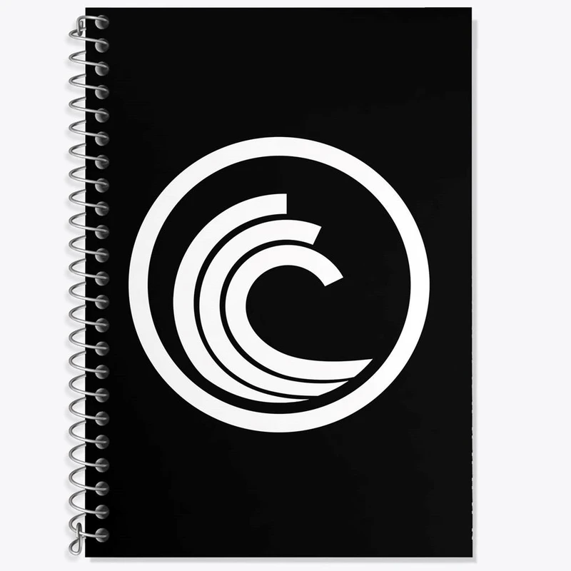 دفتر زبان 50 برگ خندالو مدل دو خط طرح ارز دیجیتال بیت تورنت کد 4059