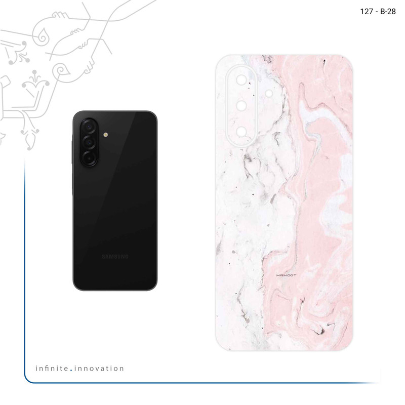 برچسب پوششی ماهوت مدل Blanco_Pink_Marble مناسب برای گوشی موبایل سامسونگ Galaxy A26