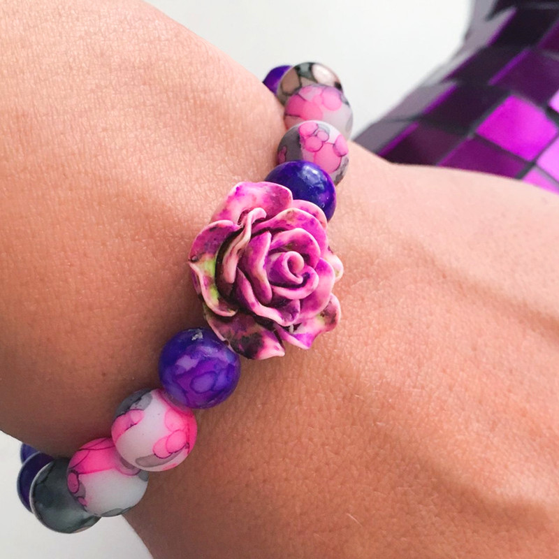 دستبند دخترانه مدل رز کد ROZ-22 دستبند دخترانه مدل رز کد ROZ-22