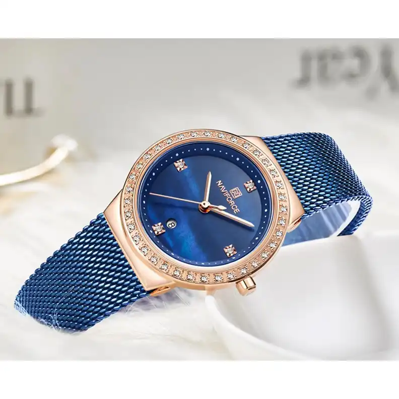 ساعت مچی عقربه ای زنانه نیوی فورس مدل NF5005 rgbe