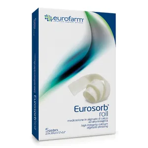 پانسمان یوروفارم مدل آلژینات یوروزورب رول بسته 5 عددی