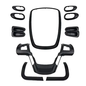 ست دکوراتیو داشبورد و دستگیره خودرو چیکال مدل پیانویی مناسب برای پژو 207 بسته 12 عددی