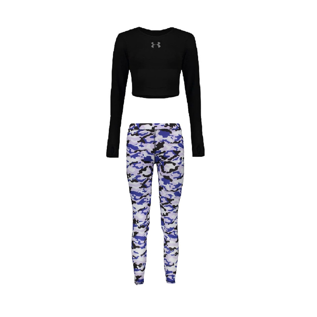 ست تی شرت و لگینگ ورزشی زنانه مدل 63-130103