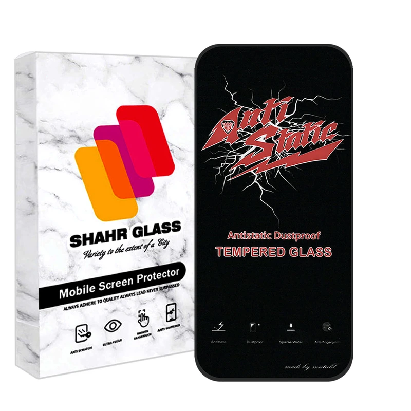 محافظ صفحه نمایش آنتی استاتیک شهر گلس مدل ANTIDUSTSHNW مناسب برای گوشی موبایل اپل iPhone 15 Pro Max