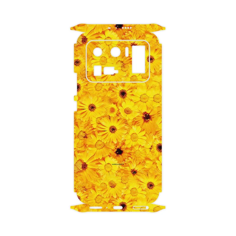 برچسب پوششی ماهوت مدل Yellow_Flower-FullSkin مناسب برای گوشی موبایل شیائومی Mi 11 Ultra