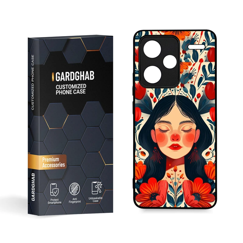 کاور گارد قاب مدل دخترانه مناسب برای گوشی موبایل شیائومی Redmi Note 13 Pro Plus 5G