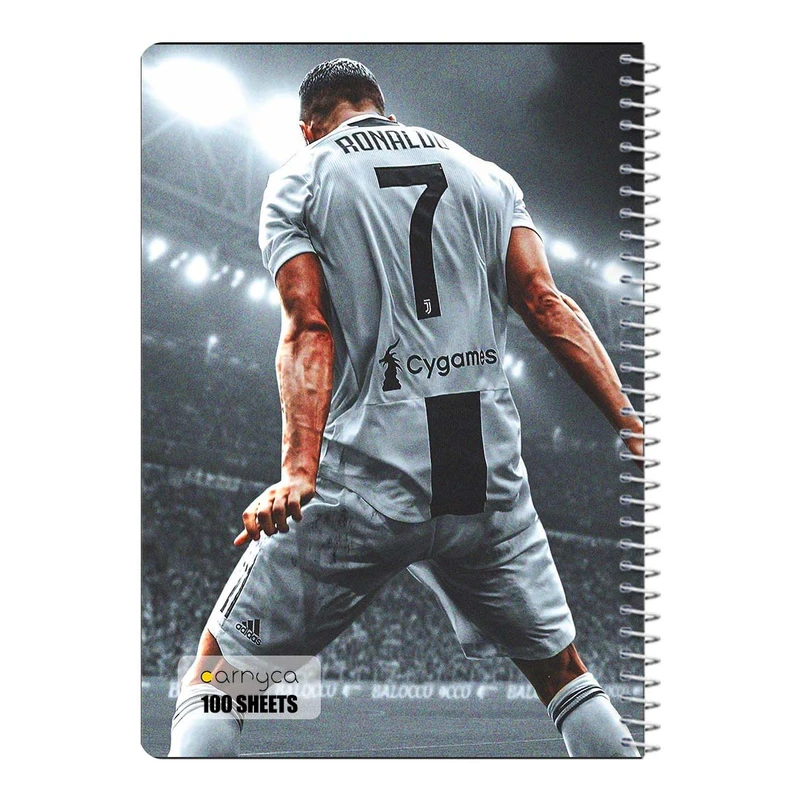 دفتر مشق 100 برگ سیمی کارنیکا طرح رونالدو Ronaldo کد 87632