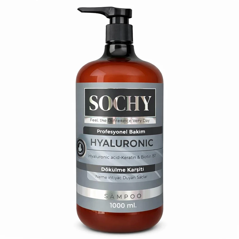 شامپو تقویت کننده مو سوچی مدل Hyaluronic مناسب برای موهای خشک حجم 1000 میلی لیتر