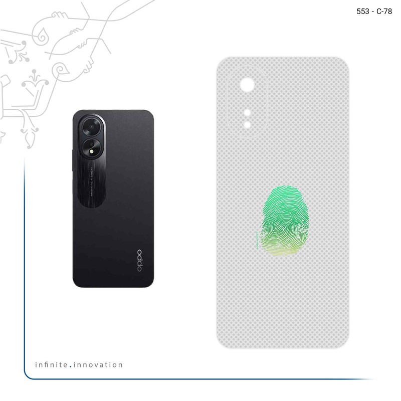 برچسب پوششی ماهوت مدل Minimal Fingerprint مناسب برای گوشی موبایل اپو A38