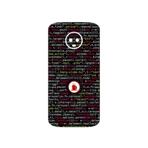 MAHOOT Programming 1 Cover Sticker for Motorola Moto G6