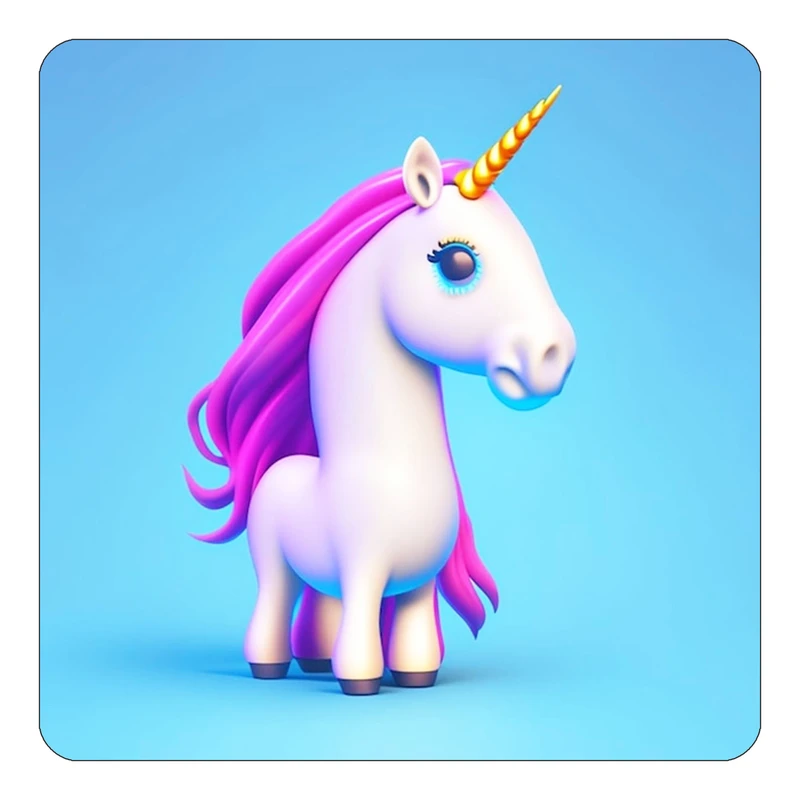 مگنت کاکتی طرح اسب تک شاخ و یونیکورن مدل mp28898