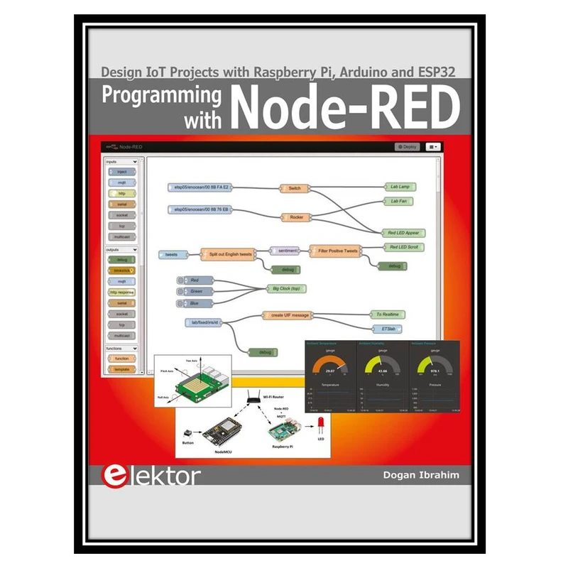کتاب Programming with Node-RED Perfect اثر Dogan Ibrahim and Elektor International Media BV انتشارات مؤلفین طلایی