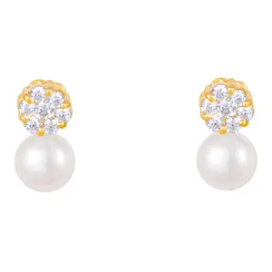 گوشواره طلا 18 عیار زنانه پرسته مدل WE196