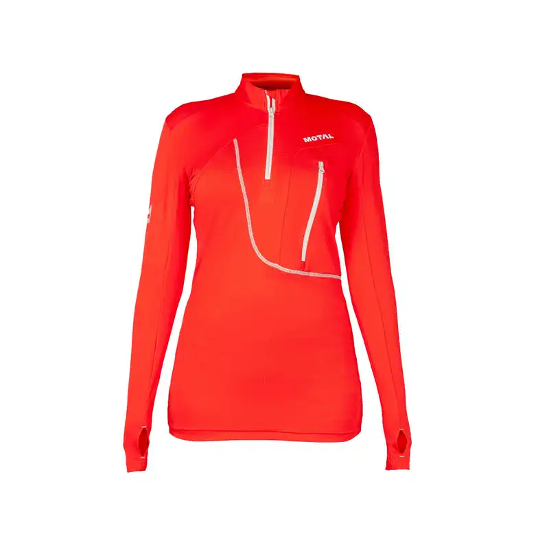 تی شرت ورزشی زنانه مدل نیم زیپ